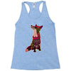 floral fox Racerback Tank