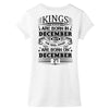 Real Kings Are Born On December 27 Women's V-Neck T-Shirt