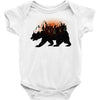 Bear Adventure With Rose Baby Bodysuit