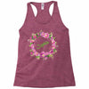 Floral Baby Name Racerback Tank