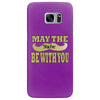 funny black mustache may the stache be with you Samsung Galaxy S7 Edge
