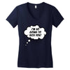 I'm So Going to Kick You Women's V-Neck T-Shirt