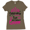 Celebrating With the 1st Birthday Queen Ladies Fitted T-Shirt