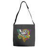 candy skull Adjustable Strap Totes