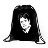 charlie sheen ,film Drawstring Bags