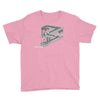 some game involving falling blocks in the style of m.c. escher Youth Tee