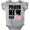 proud new girl Baby Bodysuit