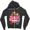 paw patrol birthday girl dad Zipper Hoodie