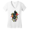 samurai Women's V-Neck T-Shirt