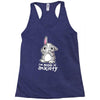 bunny anxiety Racerback Tank