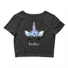 birthday unicorn family series brother Crop Top