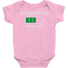 low battery introvert pun humor Baby Onesie