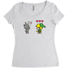 heart seeker Women's Triblend Scoop T-shirt