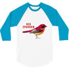 Red Sparrow 3/4 Sleeve Shirt