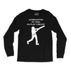 alternatives to war play cricket batting anti war stencil tour Long Sleeve Shirts