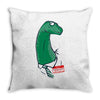 my name is apatosaurus Throw Pillow