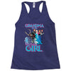 grandma of the birthday girl Racerback Tank
