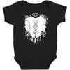 who am i Baby Bodysuit