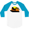 Mufasa and Simba Lion King 3/4 Sleeve Shirt
