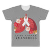 lung cancer awaneress All Over Men's T-shirt