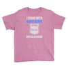 i stand with officer Youth Tee