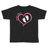 Baby Girl with Heart Any Name Customized Toddler T-shirt