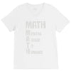 math mental abuse to humans V-Neck Tee