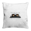 shotgun shuts his cakehole Throw Pillow