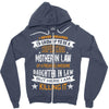 Super Cool Mother In Law Of A Freaking Awesome Daughter Zipper Hoodie