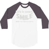 life short smile advice wisdom 3/4 Sleeve Shirt