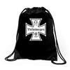 vw volkswagen iron cross Drawstring Bags