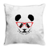 cool panda Throw Pillow