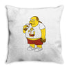 fractal comic book guy Throw Pillow