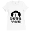 i love you and i know Ladies Fitted T-Shirt