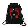 Spiderman Silhouette Drawstring Bags