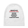 Smartass February Girl Baby Beanies