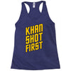 who shot first Racerback Tank