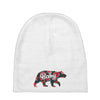 Floral Baby Bear Baby Beanies