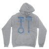sketch of piston Unisex Hoodie
