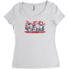 where the slashers are Women's Triblend Scoop T-shirt