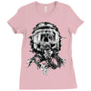 skull pilot Ladies Fitted T-Shirt