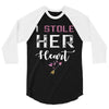 i stole her heart couple 3/4 Sleeve Shirt