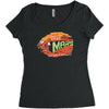 visit mars Women's Triblend Scoop T-shirt