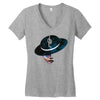 Space Love Women's V-Neck T-Shirt