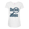 sherlock holmies Maternity Scoop Neck T-shirt