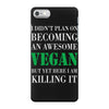 vegan iPhone 7 Case