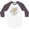 torn rib cage 3/4 Sleeve Shirt