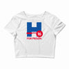 hillary for prison Crop Top