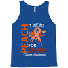 I Wear Peach For Uterine Cancer Awareness Tank Top