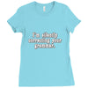 silently correcting your grammar Ladies Fitted T-Shirt